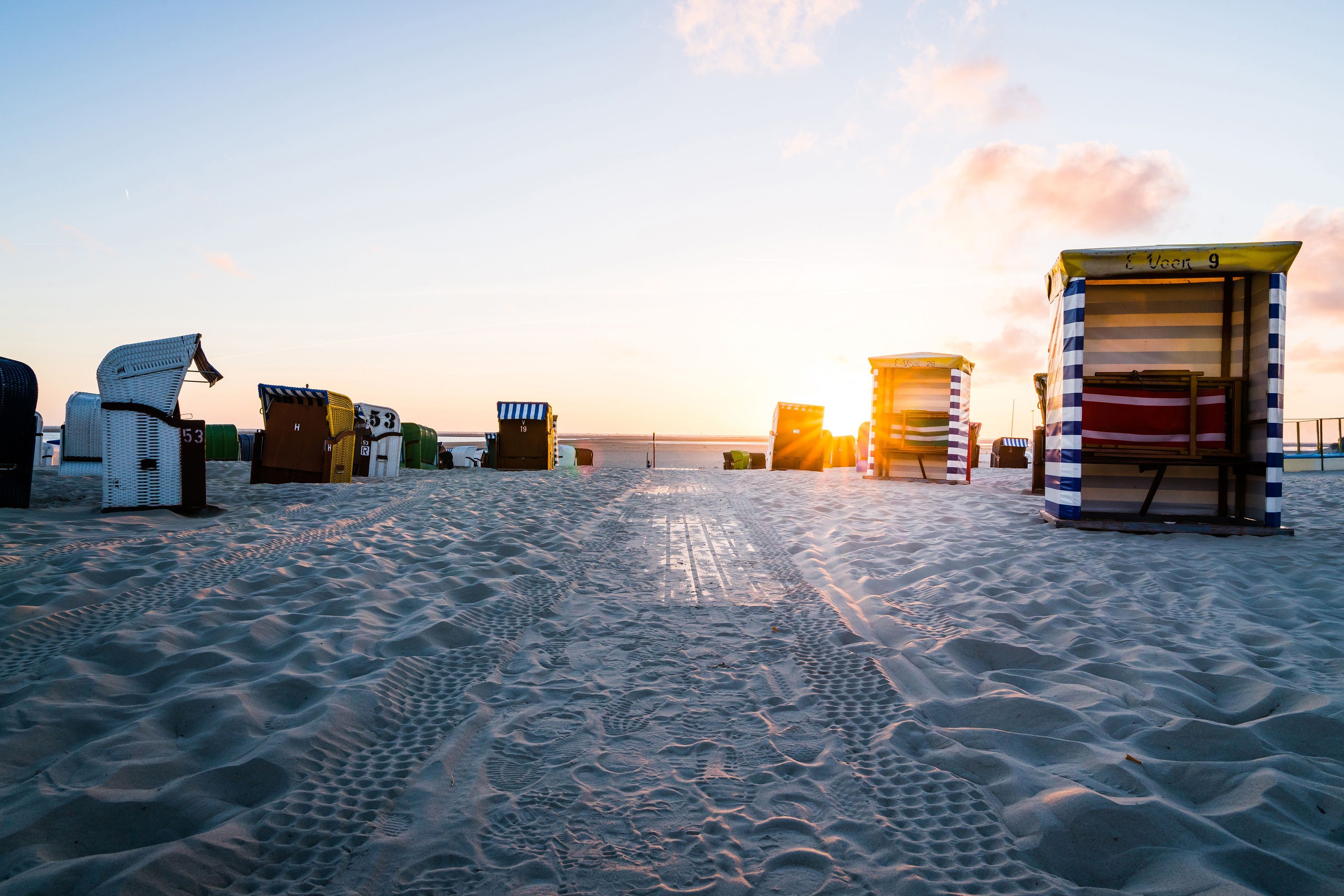 Strandkörbe Ostfriesische Inseln