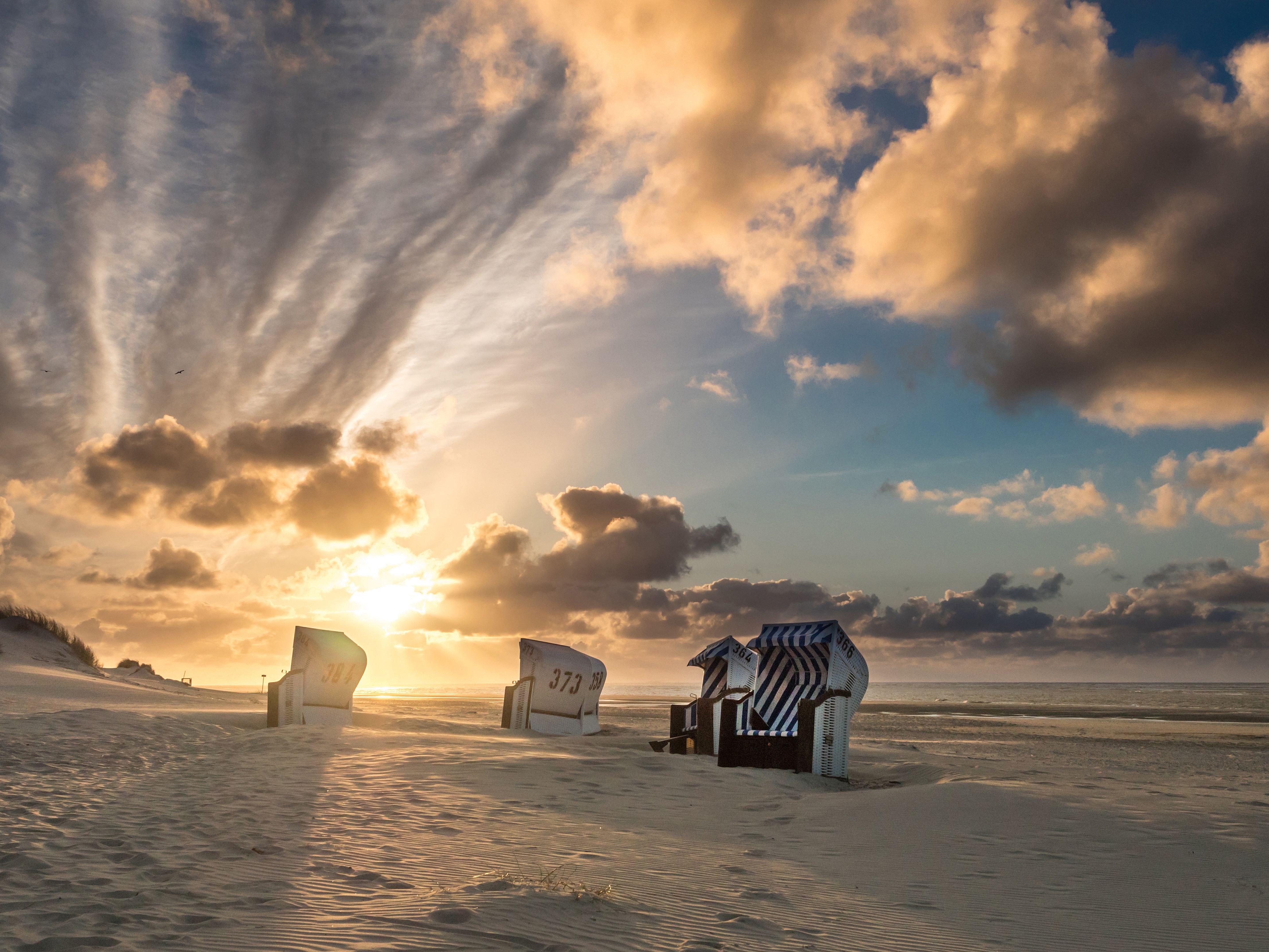 Strandkörbe Ostfriesische Inseln